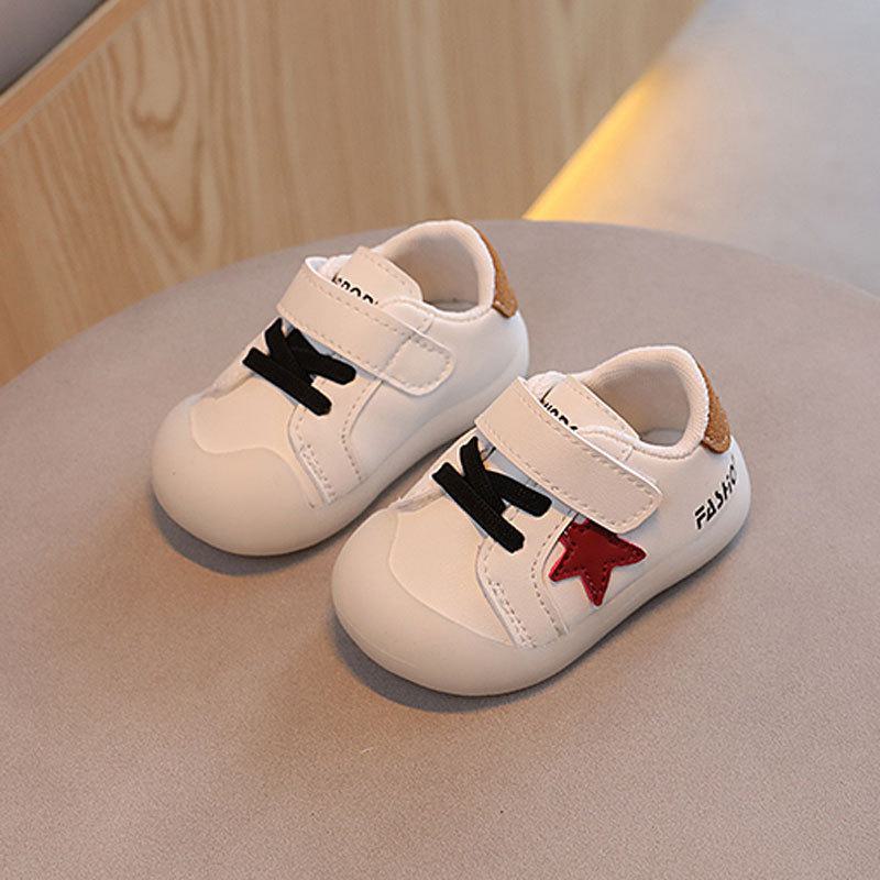 

Мягкая подошва для малышей, весна/осень, детская обувь, спортивная обувь для девочек, 0-2 года Size 18: 13 cm inner length красный