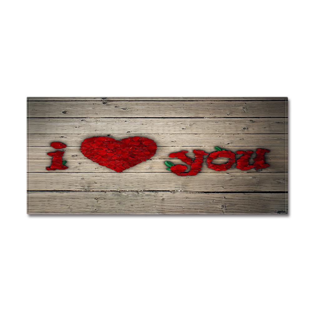 Valentine'S Day Carpet Long Floor Mat Love Theme Doormat