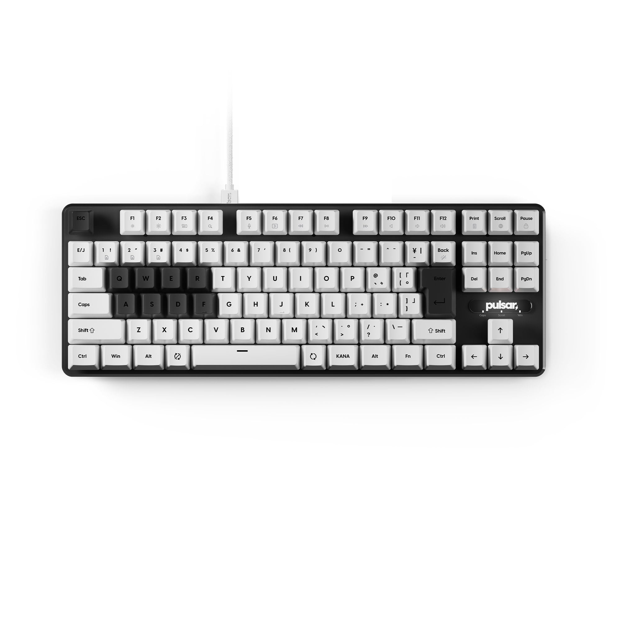 

Ігрова клавіатура Pulsar Gaming Gears PCMK 2HE TKL JIS Японська розкладка 91 клавіша Магнітні перемикачі Частота опитування 8K [] білий