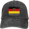 German Flag Unisex Fashion Cowboy Hat Cotton Adjustable Baseball Cap