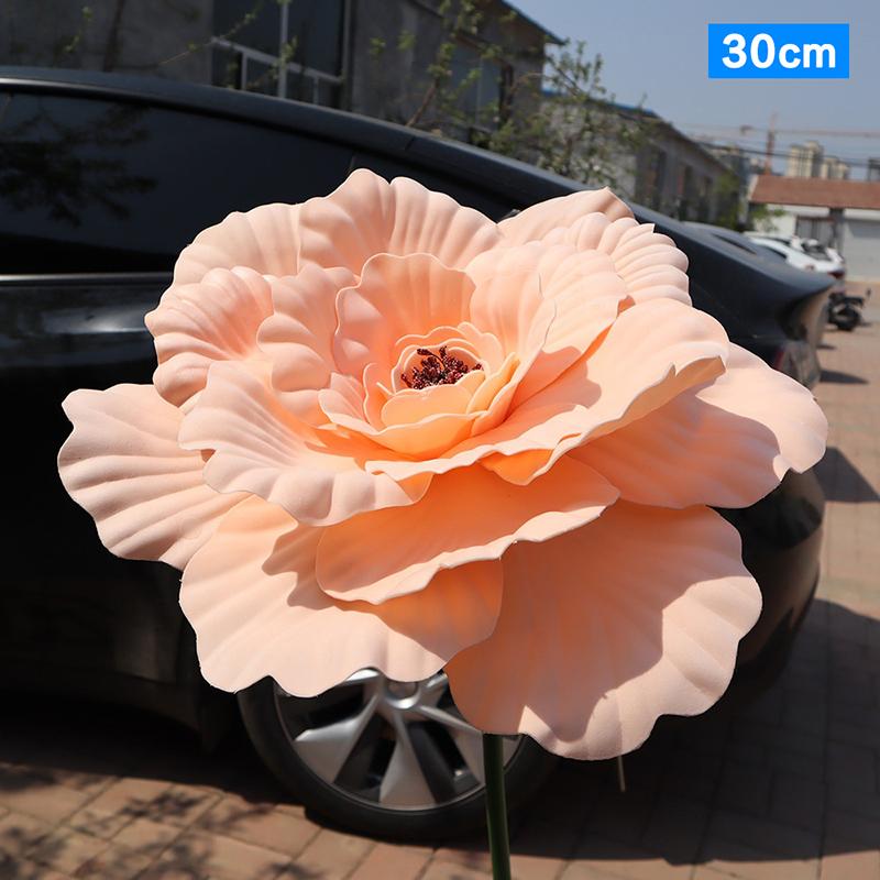 30/40cm Künstliche Pfingstrose Hochzeitsfeier Große Blumen-Show-Requisiten DIY-Fälschung Blumen Hochzeitsfenster Hintergrundwand Dekoration