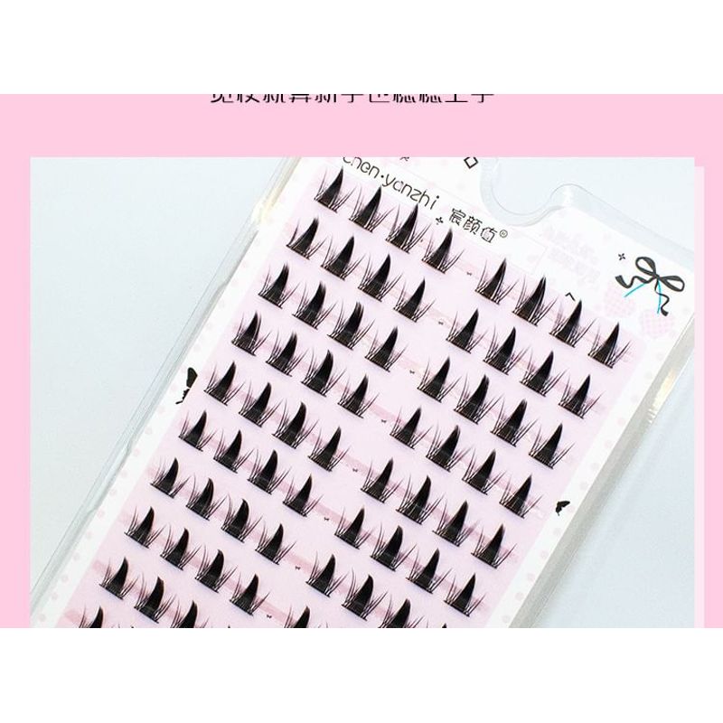 LuxeFlutter - Volume Doll Eye Cluster Glue-Free False Eyelashes