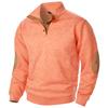 Autumn and Winter Men's Stand Up Collar Sweatshirt Jacket Long Sleeve Casual Knitted Sweater Top