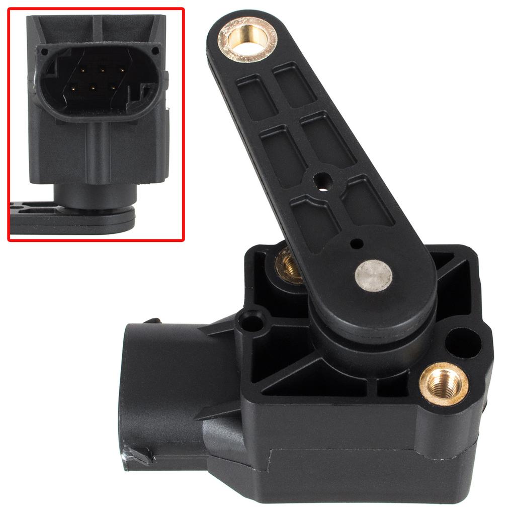 BMW Xenon Headlight Leveling Sensor 6-Pin (37140141445) for 1/3/5/6/7 Series, X3 E83, X5 E53, Z4/Z8