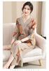 Stylish Chiffon Summer Outfit Set for Middle-Aged Mothers: Short-Sleeved Blouse and Pants