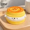Hand Kneading Toys Food Shape Squeeze Toy Cute Smiling Toast Stress Relief Soft Slow Rebound Sensory Fidget Toy for Adults Anxiety Relief,