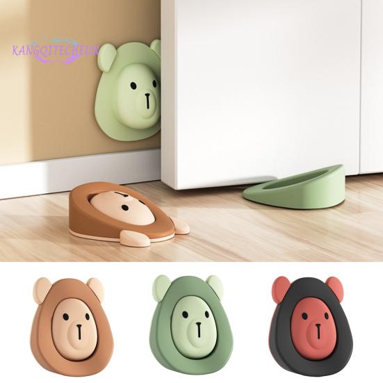 Adorable Door Stopper Cartoon Shape Non-slip Super Soft Wear Resistant Reusable Decorative Door Stop Room Decoration