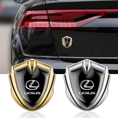Metalowe naklejki 3D na karoserię samochodu Niestandardowe emblematy Dekoracja stylizacji samochodu Dla ES RX LS IS NX CT LX IS250 CT200h GS300 LS430 RX450h