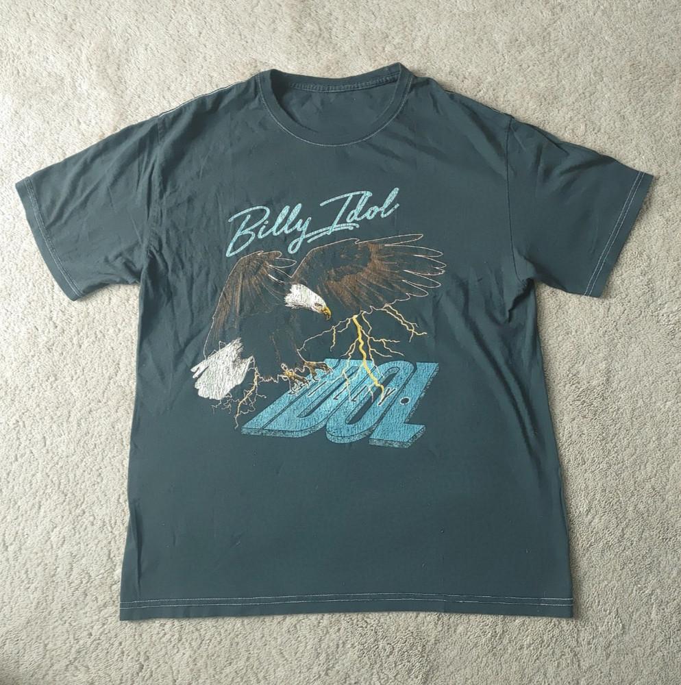 

New Hot Eagle Gray Billy Idol Cotton Black S-5XL Unisex Shirt FF135 Unisex T-Shirt Graphic Tee XXL