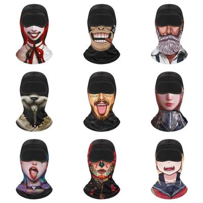 Mască Balaclava Respirabilă pentru Ciclism, Față Completă, Accesoriu pentru Cap la Mersul pe Bicicletă, Balaclava pentru Motocicletă, pentru Schi