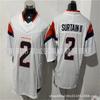 Camiseta Bordada Personalizada NFL Denver Broncos para Hombre - 10 7 15 14 15 Uniforme de Fútbol Estilo Oficial