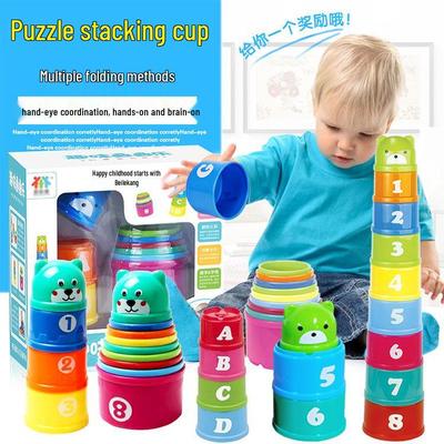 Kinder Mentale Konzentration Battle Stacking Cups: Frühe Bildung und Handgeschwindigkeitstrainingsspiel