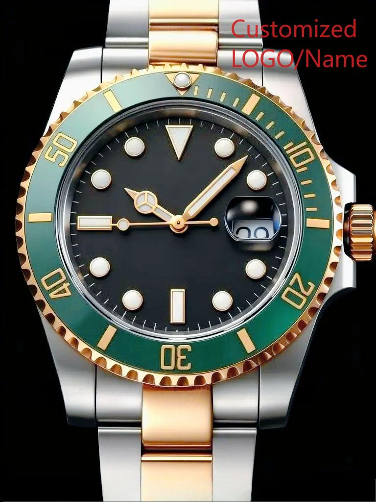 A11 Store Orologio Personalizzato 41mm Sportivo Uomo Automatico Meccanico Acciaio Inossidabile 904L Ceramica Nera Blu