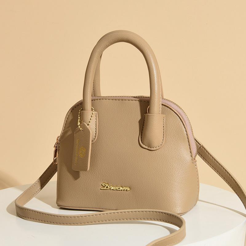 Borsa a tracolla alla moda di piccole dimensioni, Borsa a conchiglia semplice e versatile
