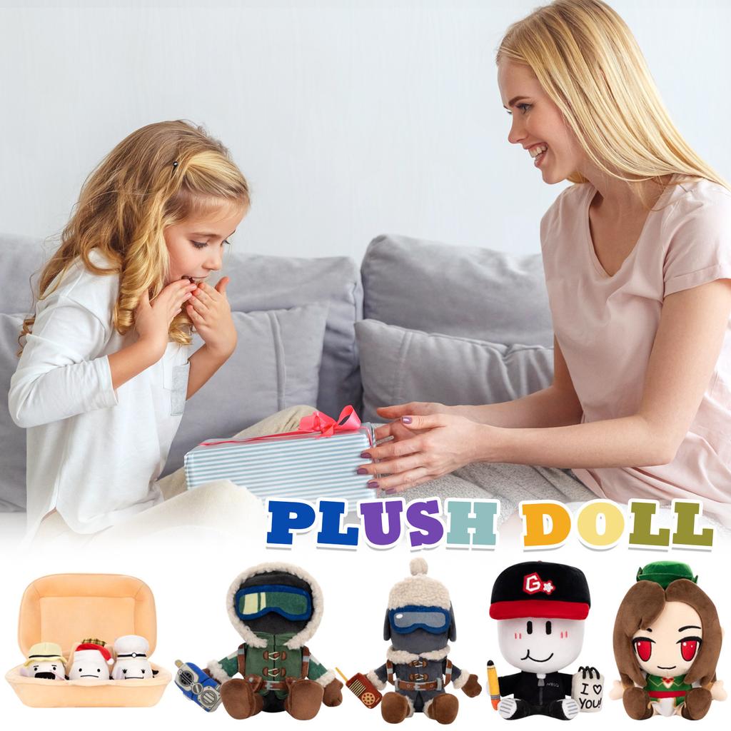 Plush Doll, Toy Gift, Cartoon Style, Children's Rag Doll, Children's Gift Pillow