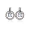AAA Zircon Inlaid Classic Versatile Stud Earrings - European & American Style
