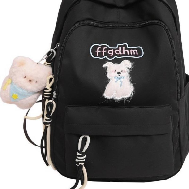 School bag new high value fresh sweet candy color backpack junior high school students lightweight travel backpack