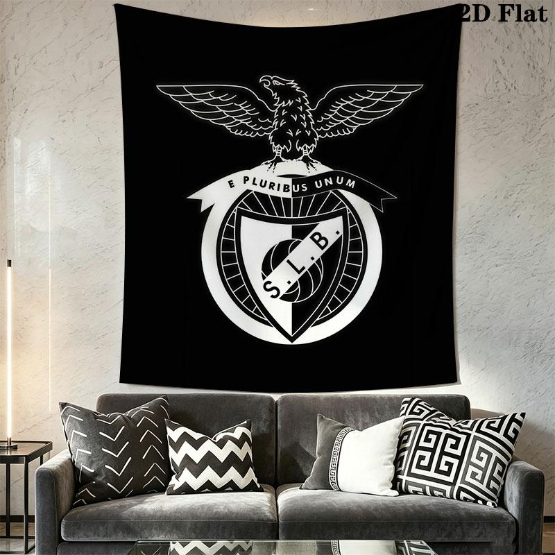 Benfica Wall Hanging Printed Fabric Blanket Decorative Tapestries for Bedroom Living Room Home Decor