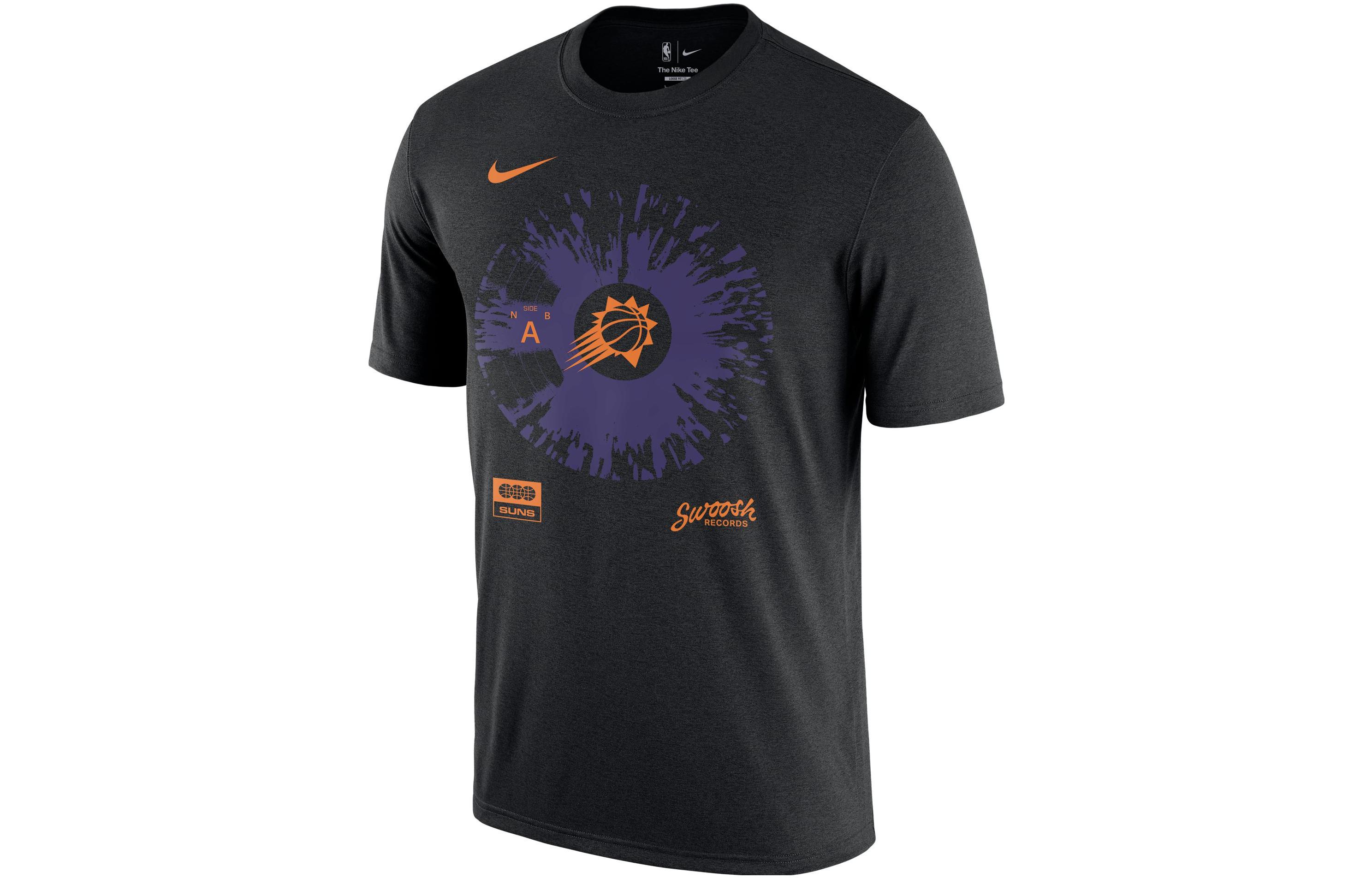 

Nike T Shirts Men s Black Crew Neck Moderate Straight Fit FN8635-010 M