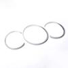 Carbon Fiber Color Dashboard Oil Meter Circles Frame Decoration Sticker Trim For Porsche Macan 2014-21 Interior Car Accessories