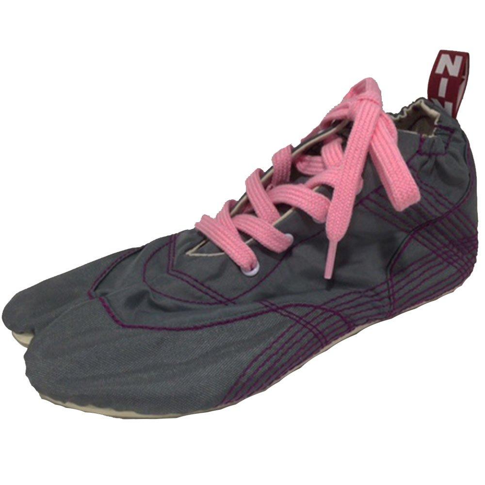 

Running Tabi Running shoes created by the craftsmanship of traditional artisans [Muteki] {008 Gray} (22,0)
