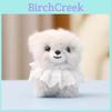 Plush Pomeranian Dog Toy With Super Soft Short Plush For Kids Gift And Keychain Accessory