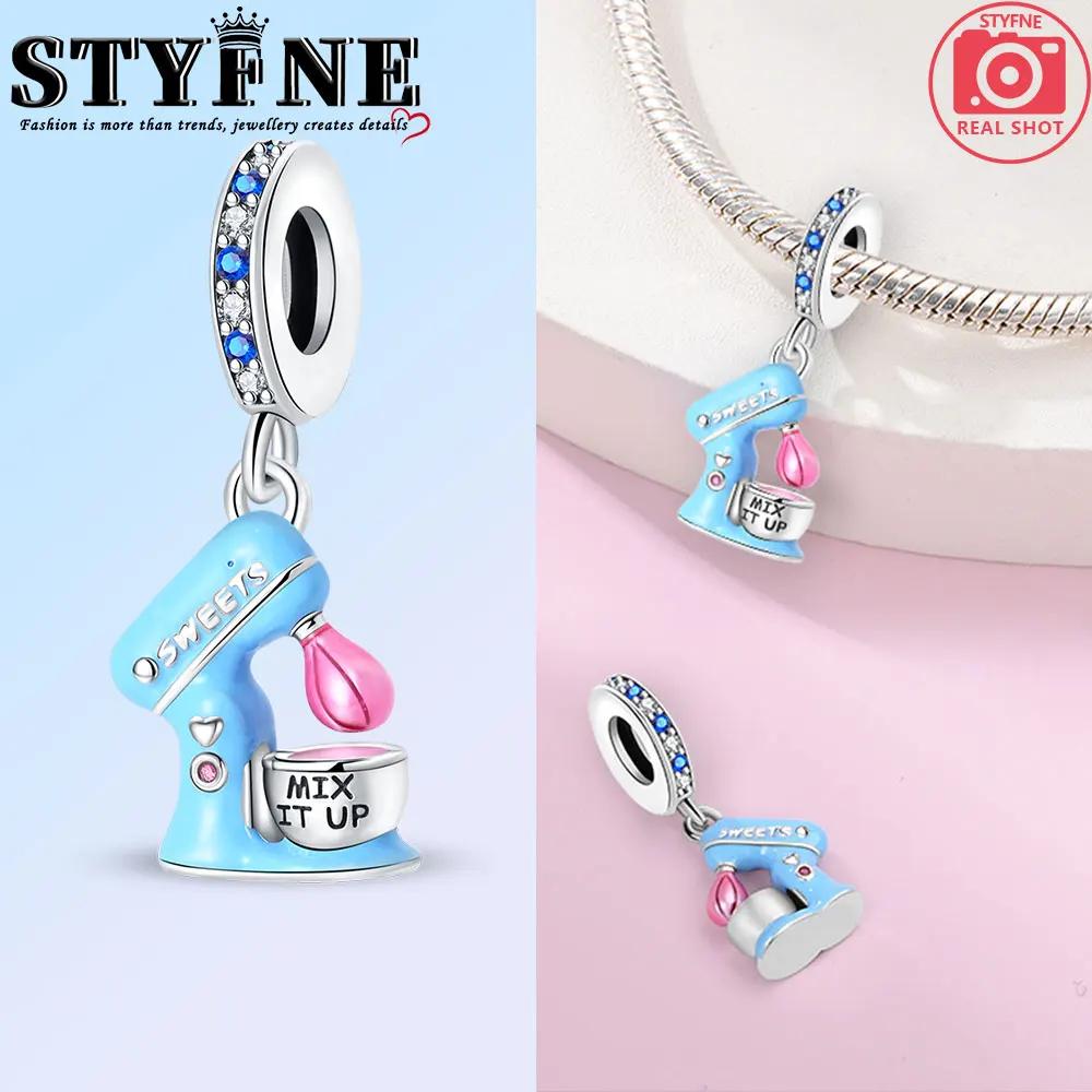 Copper Color Breakfast Alarm Clock Beads Exquisite Daily Charms Pendants Fit Original Bracelets Diy Jewelry