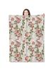 Vintage Pink Rose Blanket Wood Texture Floral Throw Blanket Soft Warm Bedspread For Bed Sofa Couch All Season Gift