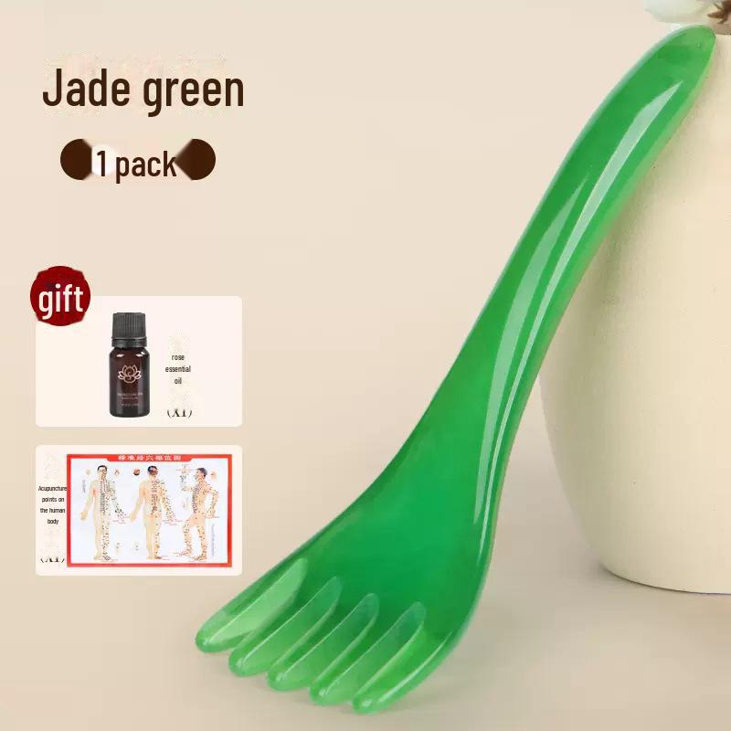 Kopfhautmassagegerät mit fünf Krallen: Akupressur-Kamm zur Entspannung und Dekompression