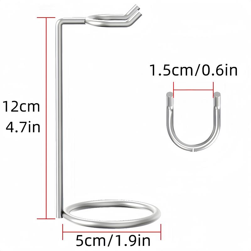 1/2Pcs Razor Holder For Men Stainless Steel Manual Shaver Stand Support Display Stand Shaver Storage Rack Long Handle Portable