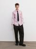 FRAGE A-Sic Pintuck Wide Straight Slacks - Dark Khaki