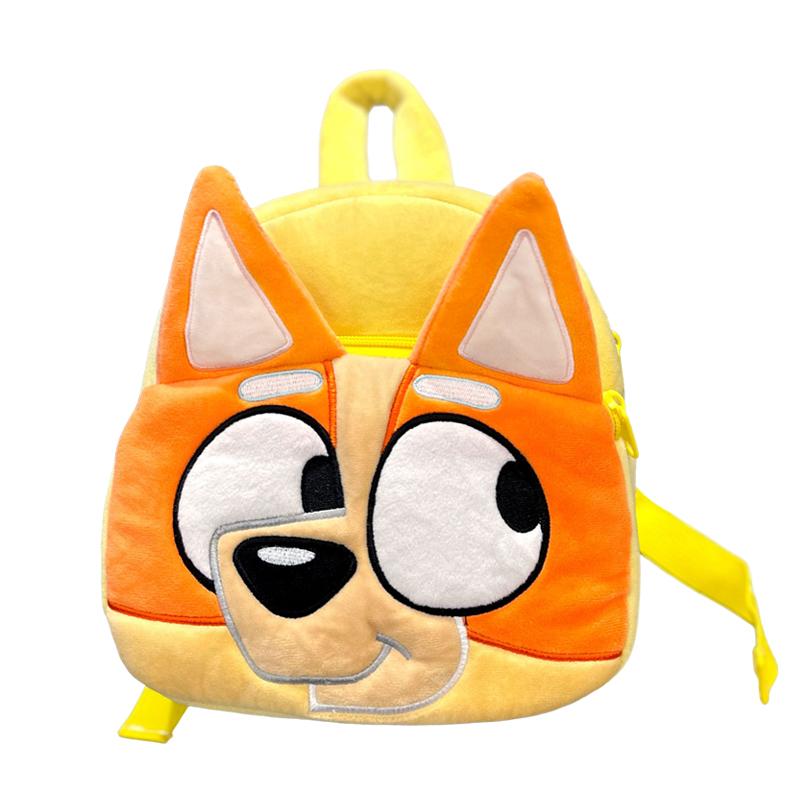 Anime Bluey Children Schoolbag Cartoon Bluey Bingo Family Plush Backpack Picnic And Travel Po Snack Bag Children Gifts