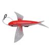 Simulation Flying Fish Bright Color Waterproof Portable Yummy Tuna Lures with Hook for Marine Tuna