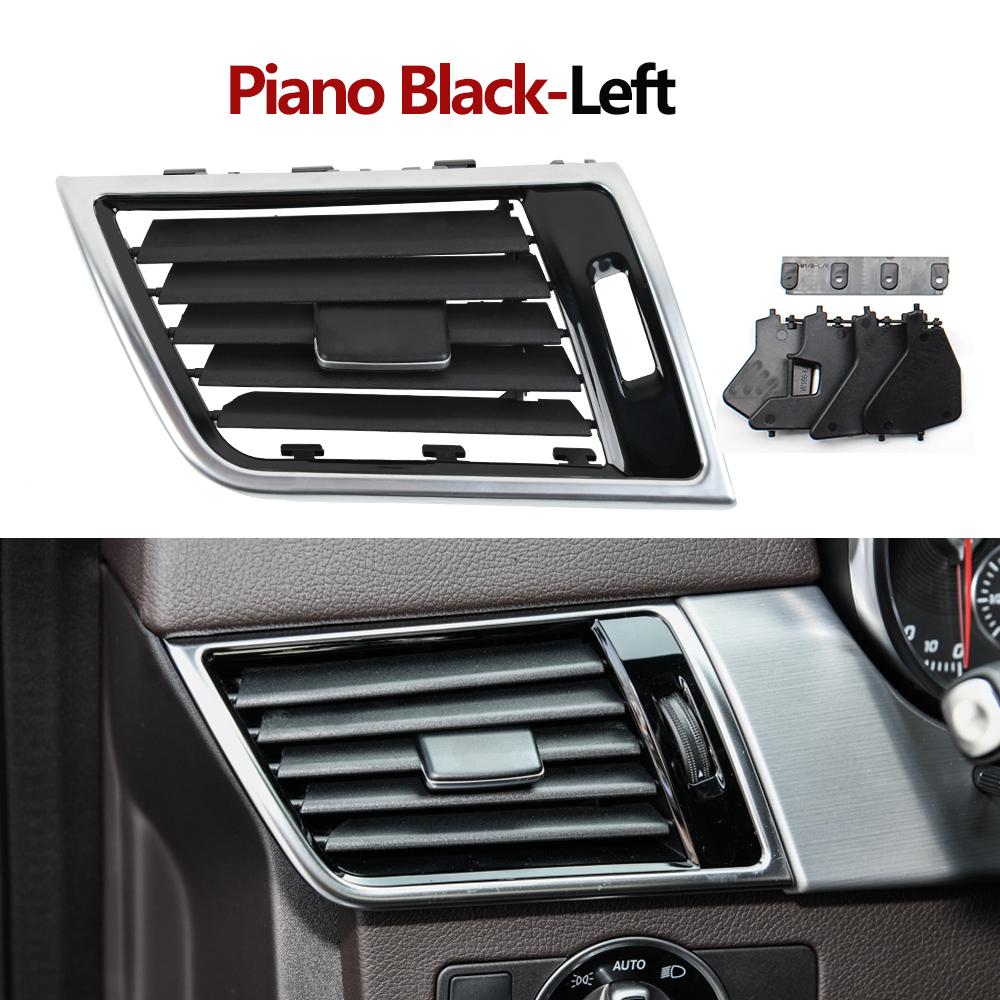 Front Left Right Air Conditioner Chromed AC Vent Grille Outlet Cover Replacement For Mercedes Benz W166 W292 ML GL GLE GLS Class