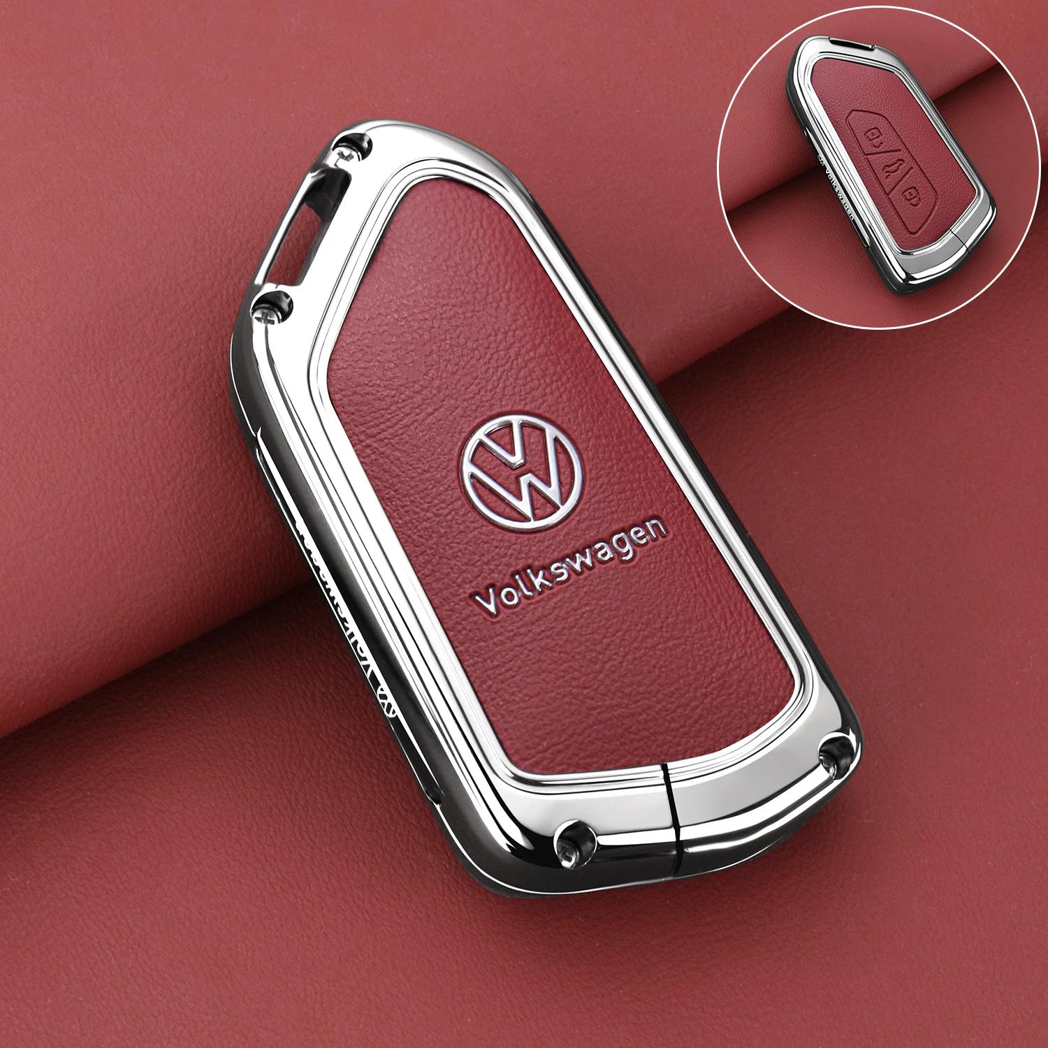 

For VW Car Key Cover Fob Case Shell Bag Accessories For VW Volkswagen Golf 8 MK8 ID3 ID4 Cupra 2020 Skoda Octavia A8 SEAT Leon