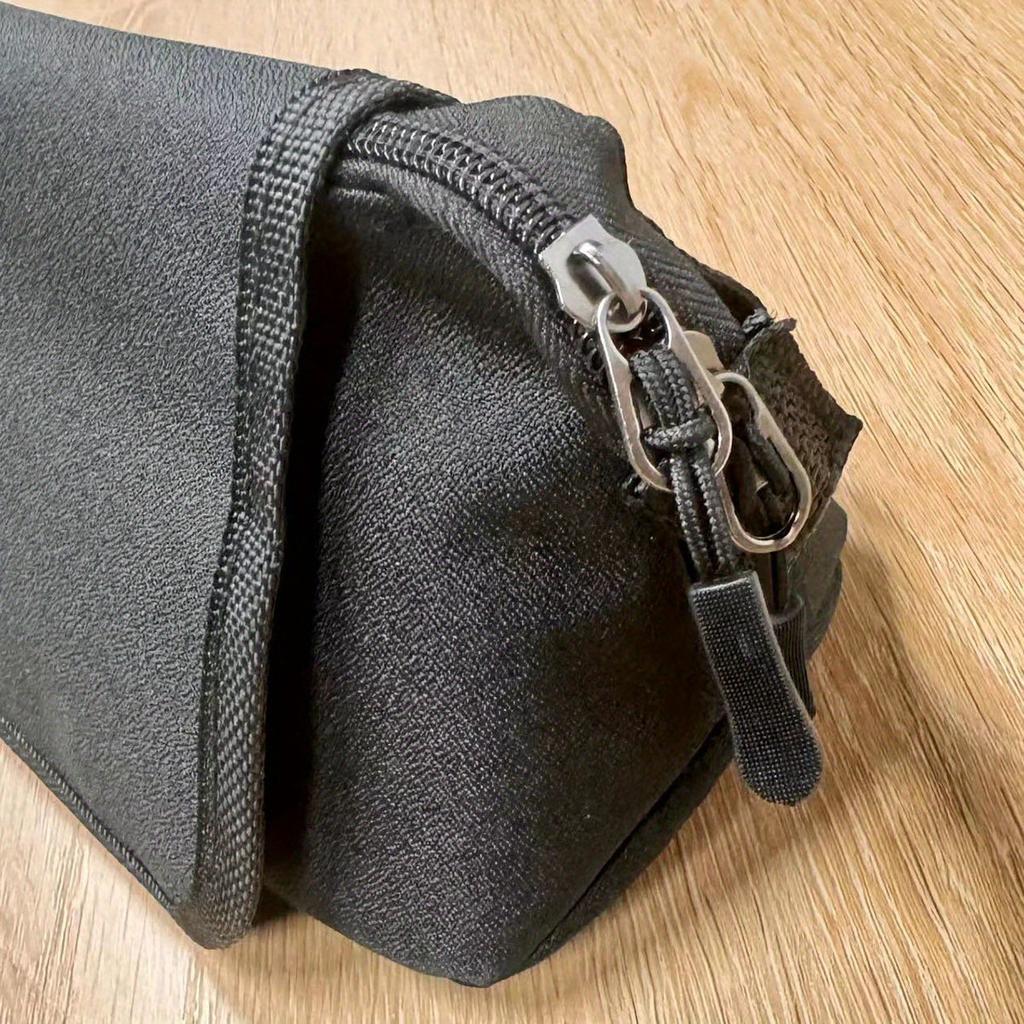 Travel essential storage bag: Black hair care tools travel bag, curling iron and straightener tools storage bag, 1 piece