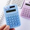 Lightweight Cartoon Cute Calculator Cute Mini Portable Digit Calculator  Learning Tools