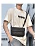 Trendy Men's Urban Crossbody Bag - Stylish Diamond Pattern, Slim Shoulder Bag, Ultra-Thin Backpack