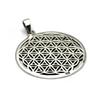 Flower of Life of Divine Geometry Flower of Life Sterling Silver 925 Pendant Pendant Top (flower life) - - - -