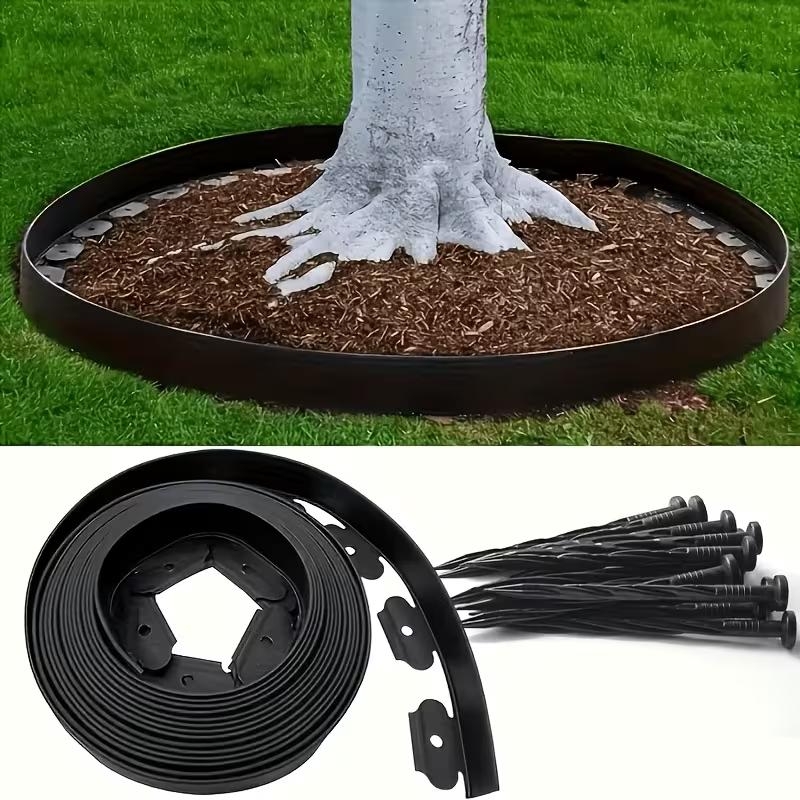 1set Garden Isolation Belt Kit Garden Edge Strips With 30 Ground Nails Anchors For Garden Lawn Isolation Garden Accessories