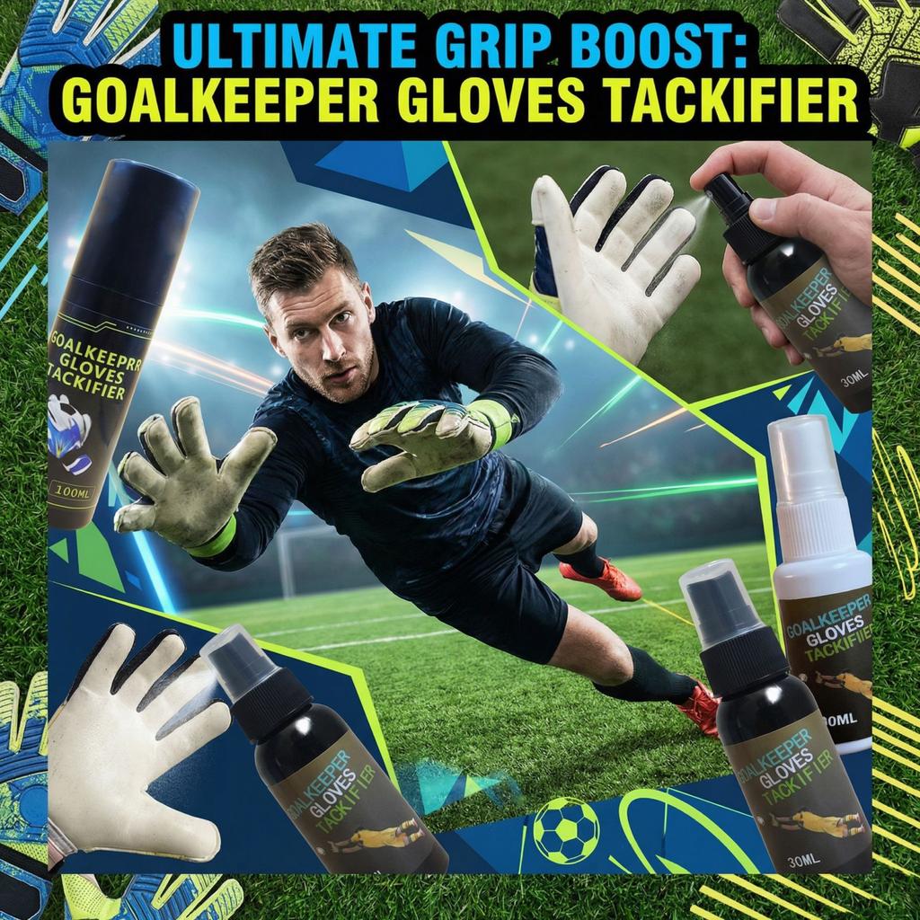 Goalkeeper Gloves Tackifier Spray 30ml Enhances Grip for Sports Gloves Suitable for Football and Other Athletic Activities