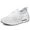 Net Fabric Low Help Breathable Solid Color Air Cushion Thick Soled Slip-on 2025 New Large Size Women's Shoes Zapatos De Mujer
