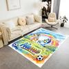 Soccer Fun Friends Personalized Name Floor Mat Design for Hallway Decorate room Outdoor Study room Anti-slip Rug Office home decor Gift for Festivals