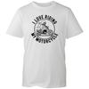 I Love Riding My Motorcycle T Shirt Unisex Biker Skeleton Motorbike Graphic Tee