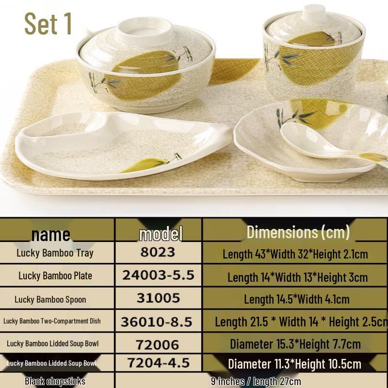 

ZISIZ Canteen & Fast Food Dining Set