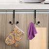 1pc-double Hook Hanging On the Doorno Punching Hanging Hat, Bag Holder, Tie, Scarf, Key Hook, Clothes Hanger, Towel Rack