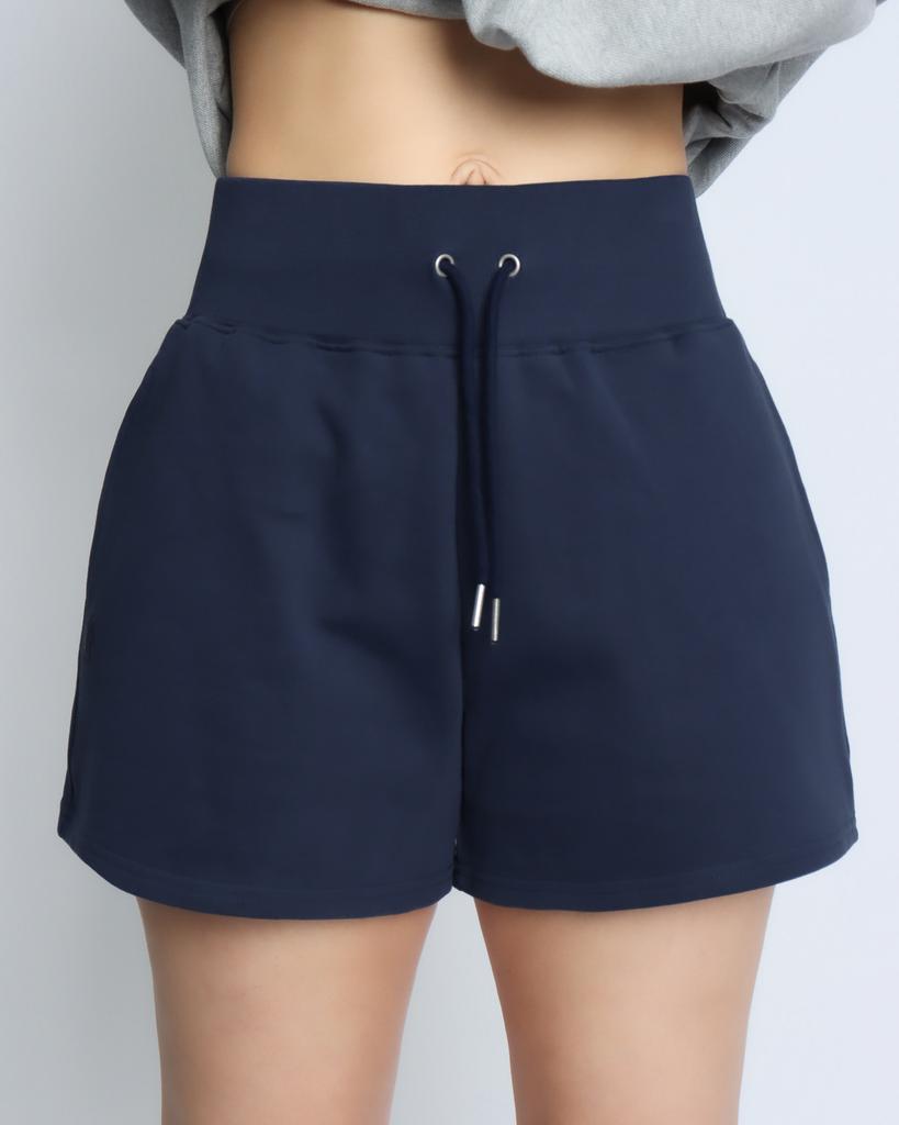 Kulsiseu Cs Cotton Wide Shorts-051 (Navy)