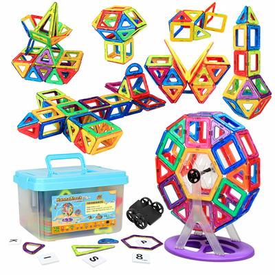 HannaBlock 135 Pcs Magnetblöcke Magnetblöcke Magnetspielzeug Magnetspielzeug Lernspielzeug Kinder Jungen Mädchen Bausteine Spielzeug