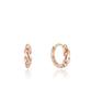 Lloyd Balloon Twist 10K Gold One-Touch Hoop Earrings Lotp3015T