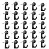 50 Pcs Push Pin Hooks Plastic Heads Cork Board Hooks Decorative Thumb Tacks Hook for Cork Bulletin Board Photos Calendar Home Office School Supplies